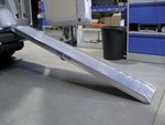 Alu oprijplaat plooibaar 200kg
