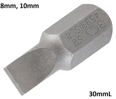 Bgs Technic Bit 10 mm (3/8) schijfsleuf SL 8 mm