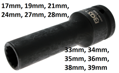 Bgs Technic 3/4 krachtdop losse diep 17 mm
