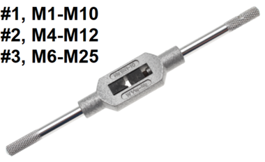 Bgs Technic Tap Wrench, # 1 M1 - M10