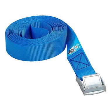 Spanband blauw met snelsluiting 5 meter