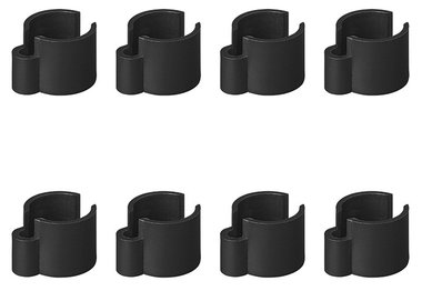 Kabelclip zwart 22-32mm set van 8 stuks