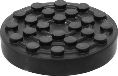 Rubberschijf voor hefplatforms diameter 123 mm