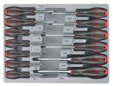 Schroevendraaierset Torx 13 delig