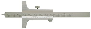 Dieptemeter met verwisselbare geharde stalen meetpunt 0-200mm