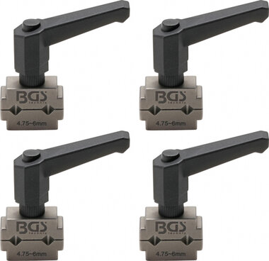 Bgs Technic Remleidingsklemmen-set 4,75  6 mm 4-delig