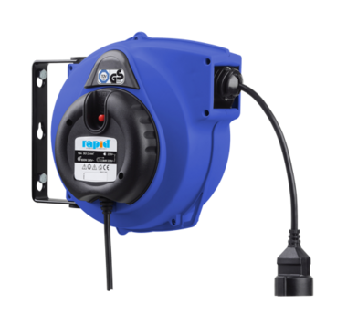 Professionele automatische 230 V~ kabelhaspel met 15 m kabel