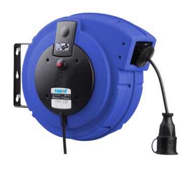 Professionele automatische 230 V~ kabelhaspel met 25 m kabel