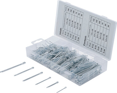 Bgs Technic Splitpen assortiment diameter 1,6 - 4,0 mm 555-delig