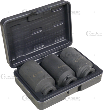 Speciale aandrijfas montageset 1/2 3-delige CRMO bi-zeskant 30-36mm