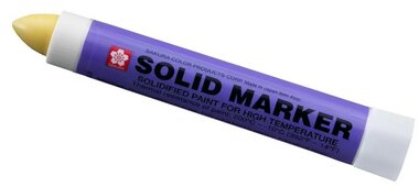 Solid marker geel