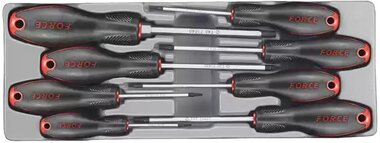 Schroevendraaier set Torx met gat 8-delige