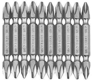 Dubbel Philips 1/4 bit PH.2 10-delige