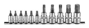 1/4 & 3/8 Doppenset Torx 11 delig