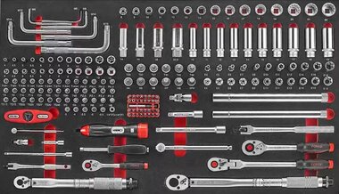 Doppen combinatie set 1/4 & 3/8 192-delige (10318 EVA)