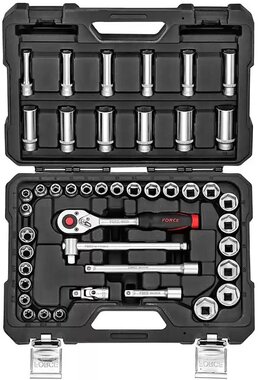 Doppen E-torx & flank combinatieset 3/8 - 44-delige