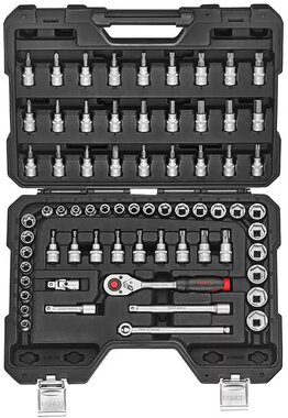 Doppen 6-kant 3/8 flank & torx combinatieset 68-delige