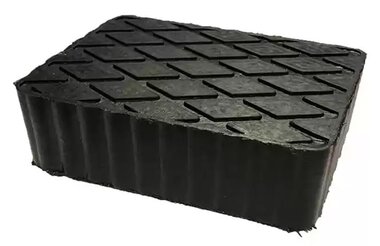 Hefbrug rubber opnameblok 160x120x76mm