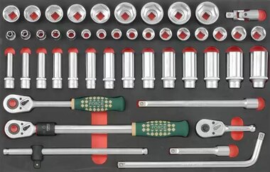 Doppenset combinatieset 1/2, 48-delige (EVA)