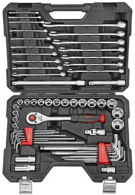 Doppen & Haakse torx sleutels & wrench set 1/2, 62-delige