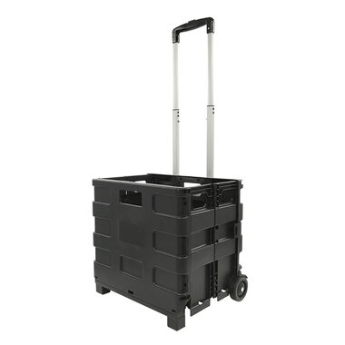 Transport trolley met inklapbare krat 25kg