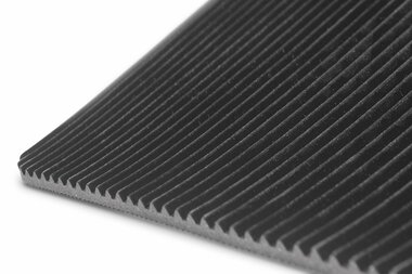 Rubbermat fijnrib 2m 2.000x1.200x3mm