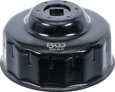 Bgs Technic Oliefiltersleutel 15-kant diameter 75 - 77 mm voor Audi, Ford, Isuzu, Mercedes-Benz, Opel, VW