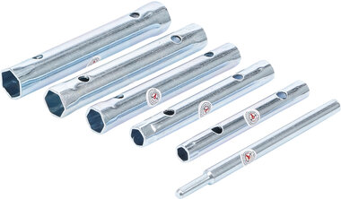 Dopsleutelset 8 x 9 - 16 x 17 mm 6-delig