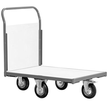 Transportwagen 360° 1 kopwand 500kg