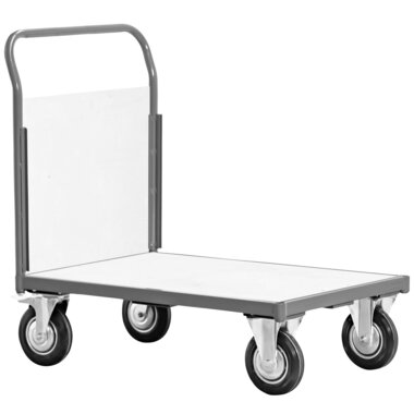 Transportwagen groot 1 kopwand 500kg