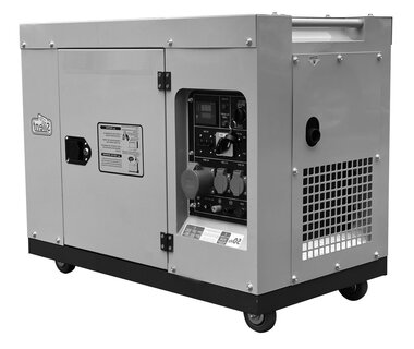 Diesel generator 7,5kw 1x230v + 3x400v