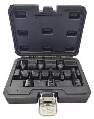 Spiraaldoppen set 3/8 aandrijving 2 - 10 mm 6-delige