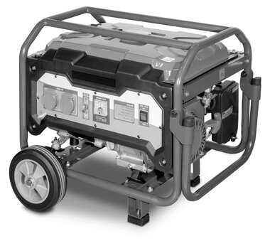 Benzine generator 3,0kw 230v manuele start