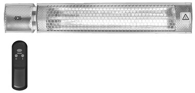 Infrarood warmestraler 2000w met gold lamp