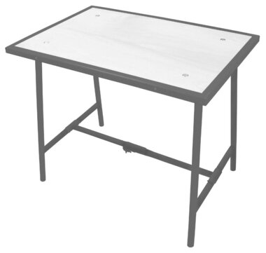 Opklapbare werkbank 100cm
