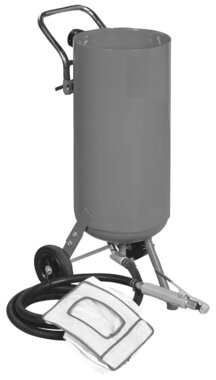 Mobiele zandstraalketel 75 liter