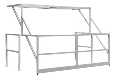 Kantelhek Breedte 2800 x Diepte 1915 x Hoogte 2032 mm