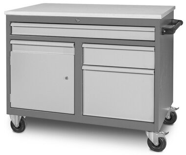Mobiele werktafel 3 lades 1 kast