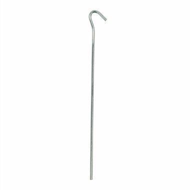 Tentharing 25cm metaal met open oog