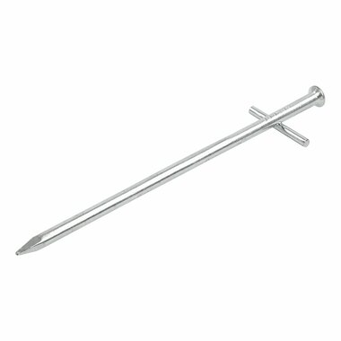 Rotspen 17cm metaal met aangelaste dwarspen