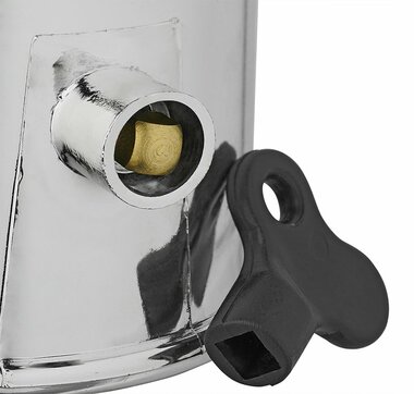 Trekhaakdop chroom met slot