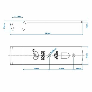 Tegenstuk voor spansluiting SPP Z-01A