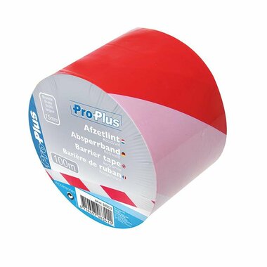 Afzetlint rood/wit