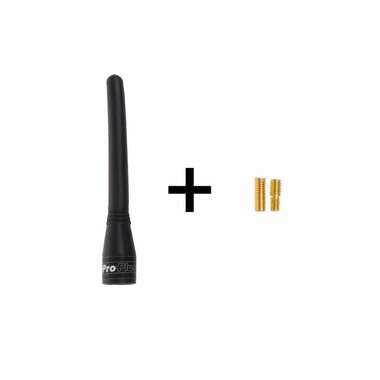 Auto antenne 10cm incl. M5 M6 adapters