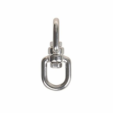 Wartelsluiting 6mm, A4 RVS AISI 316, oog/oog, 1.350 daN