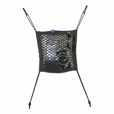 Opbergnet elastisch 26x28cm dubbel met kunststof haken NS-7