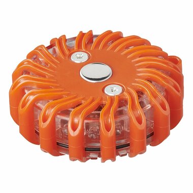 Waarschuwings-disk 16LED oranje