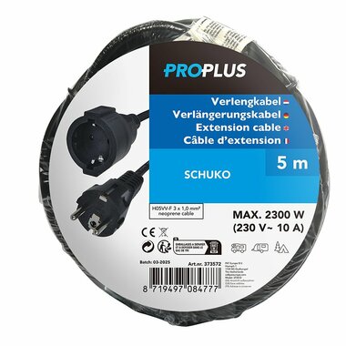 Schuko verlengkabel 5M 3x1,0mm²