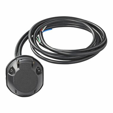 Trekhaakkabelset 7+1-polig PVC + 1,50M kabel 8 aderig