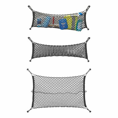 Bagagenet elastisch 80x50cm met kunststof haken NS-3
